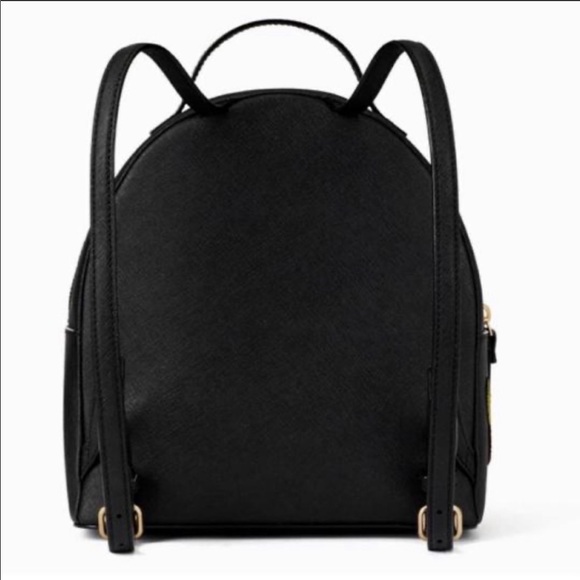 Kate Spade Black “Run Wild” Tomi Backpack Purse - Picture 9 of 13